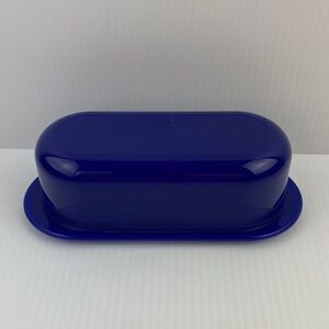 Tupperware Butter Dish Ocean Blue